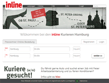 Tablet Screenshot of inline-kurier.de